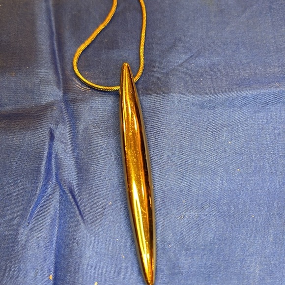 Vince Camuto Gold Tone Statement Necklace - Picture 2 of 4